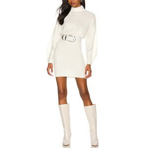 Majorelle 'Monette' White Turtleneck Dress Size XL